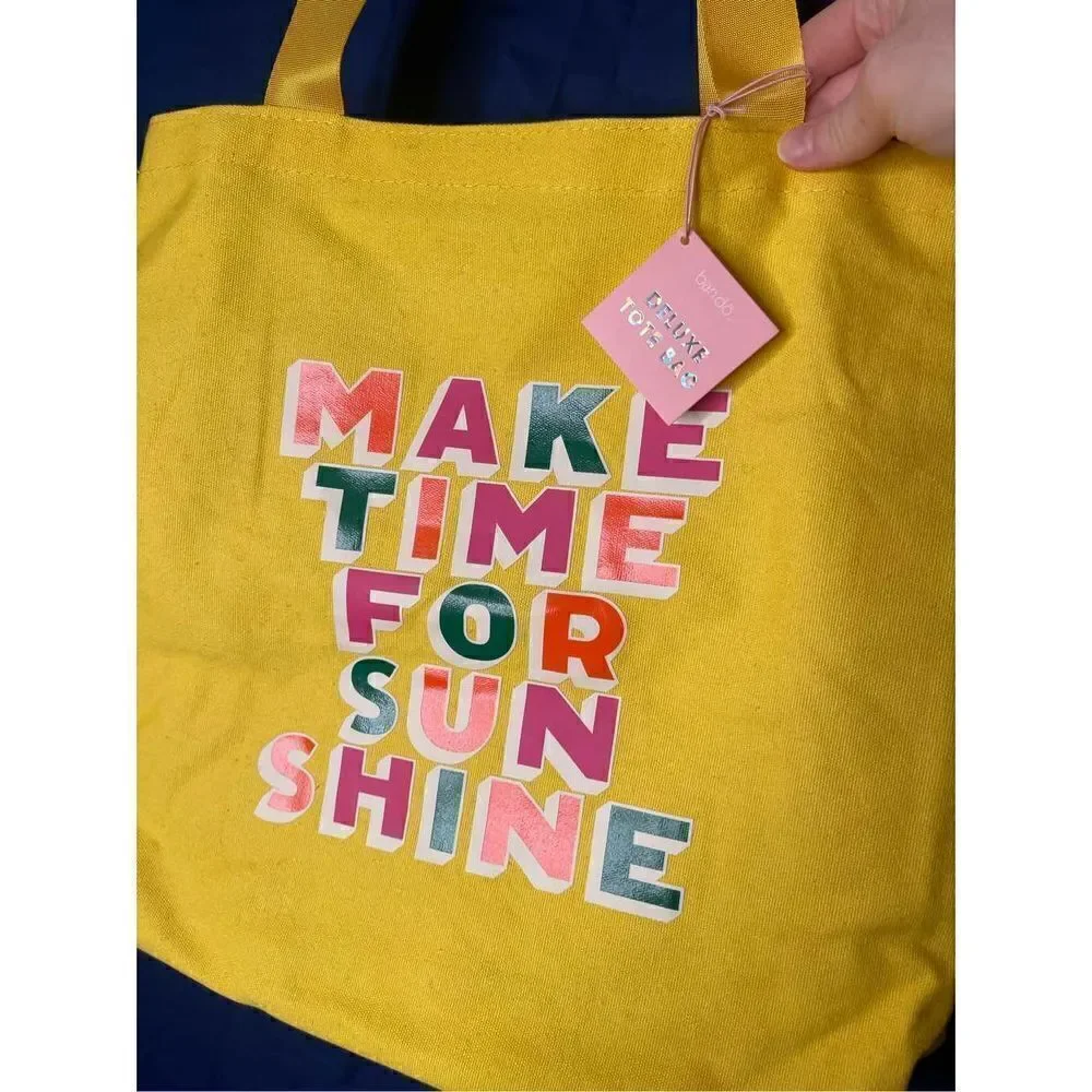 Ban.do Yellow Tote NWT